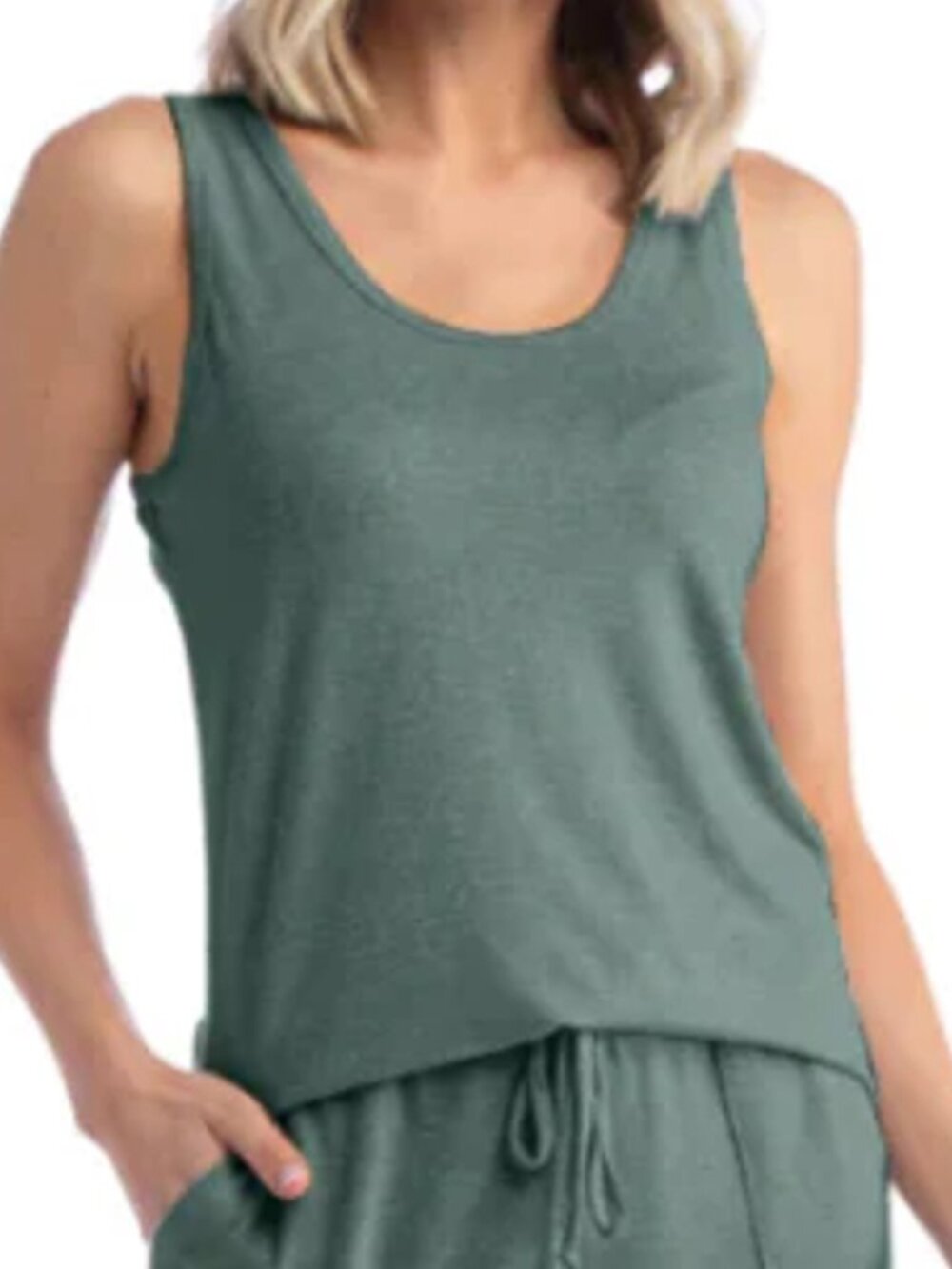 Dream Tank - Dusty Green